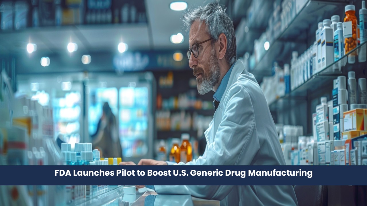 FDA’s Pilot for U.S. Generic Drug Manufacturing
